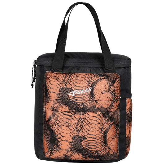 Hoover 7L Webbed Fawn Black Lunch Bag