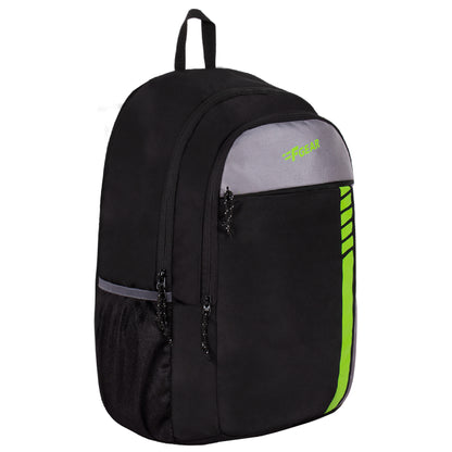 Leader 34L Black and Green Backpack