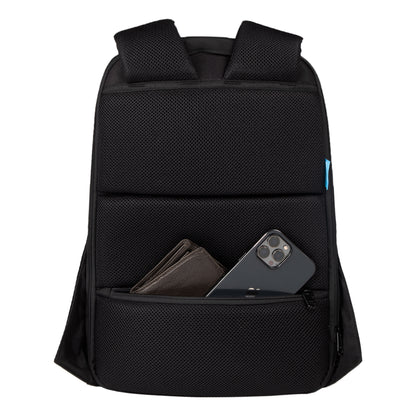 Captain 20L Black Anti-theft Laptop Backpack
