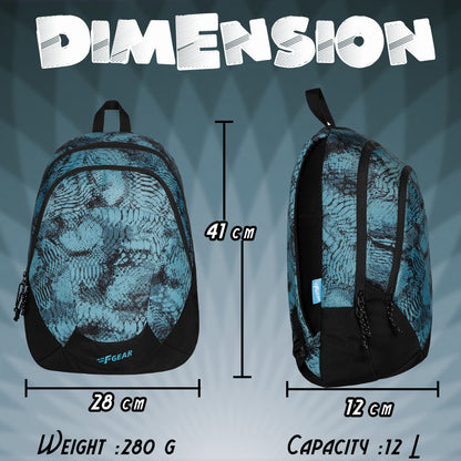 Amari 12L Web Marine Black Backpack