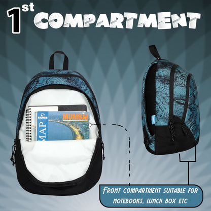 Amari 12L Web Marine Black Backpack
