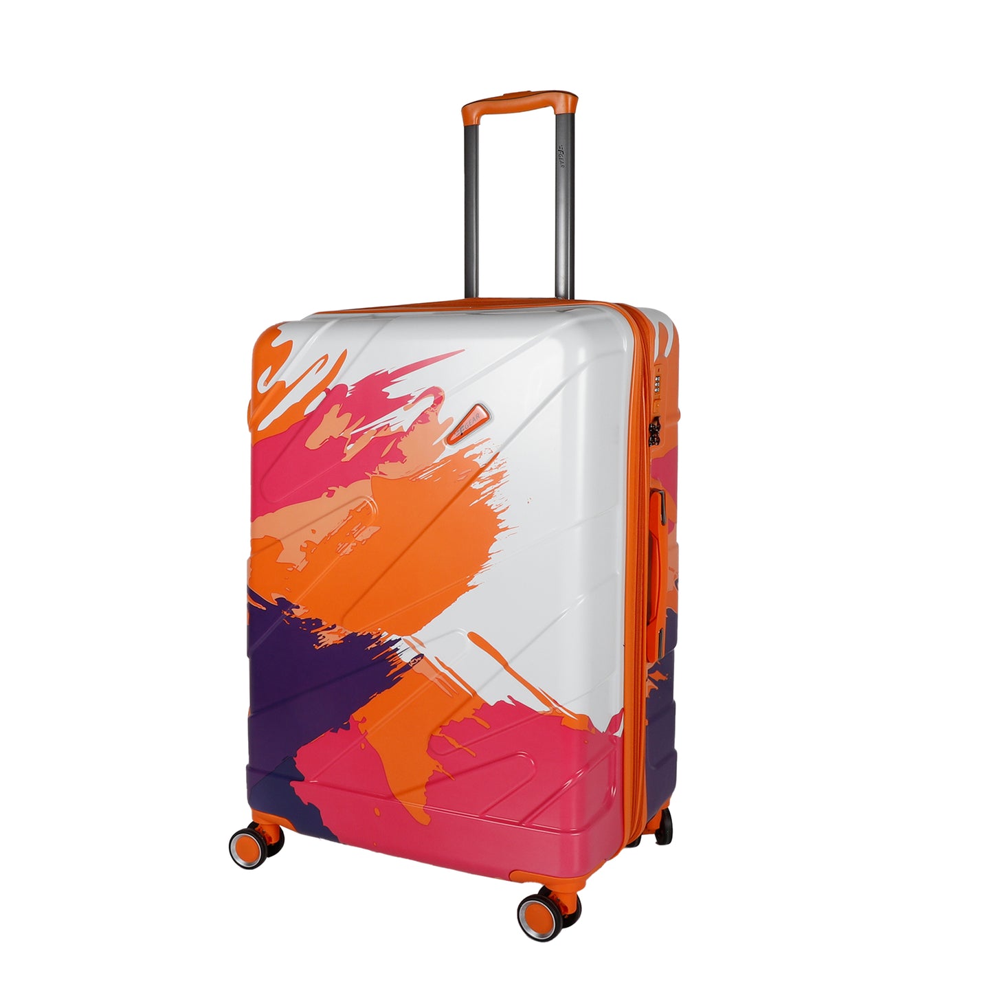 Picasso 24" Orange Expandable Medium Check- in Suitcase