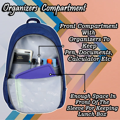 Mirth 28L Blue Backpack