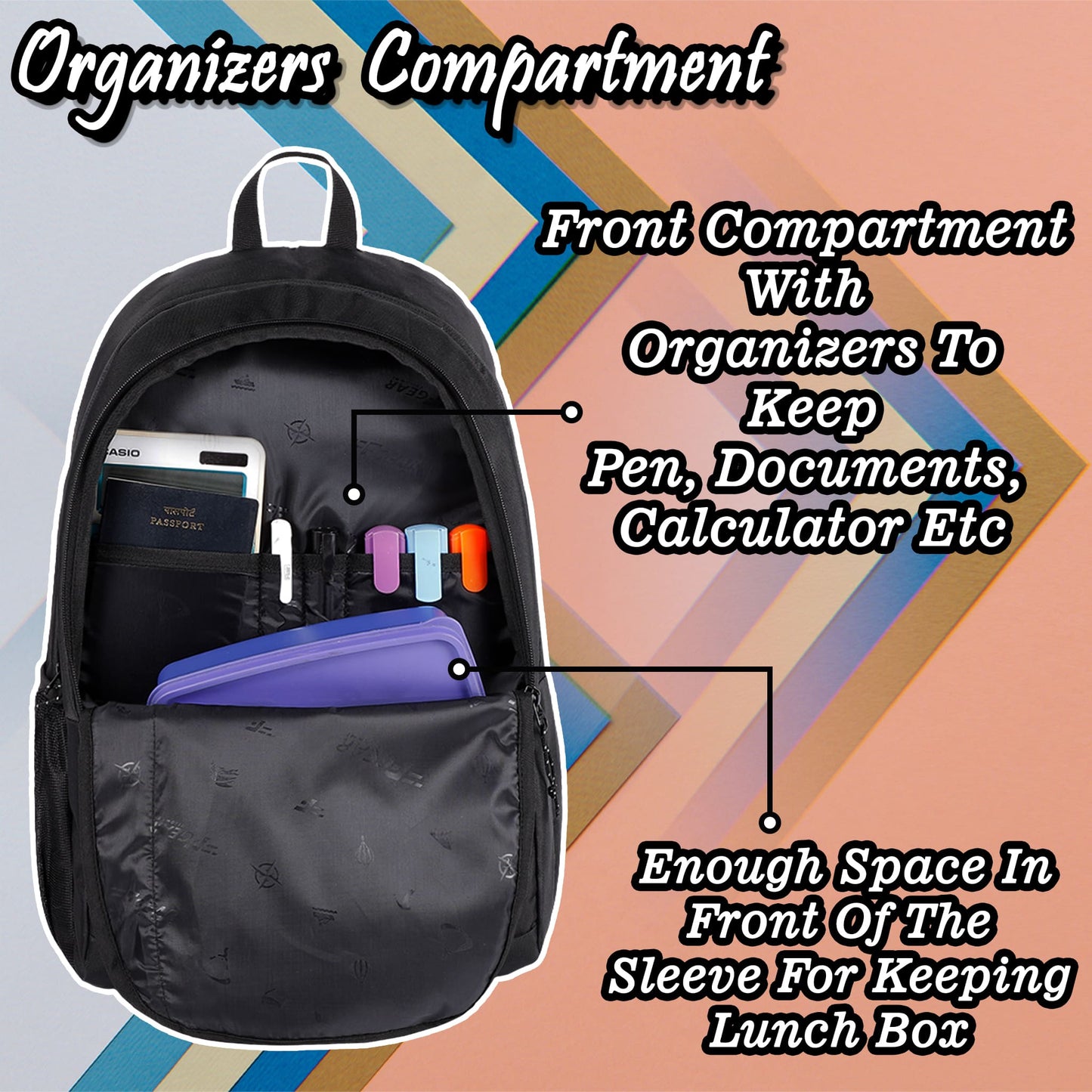 Mirth 28L Black Backpack