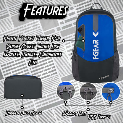 Credit 30L Royal Blue Backpack