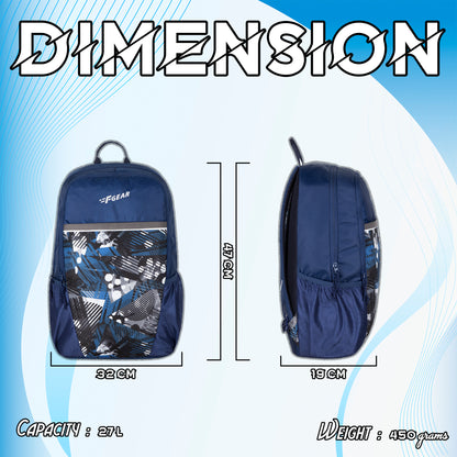 Cole 27L Navy Backpack