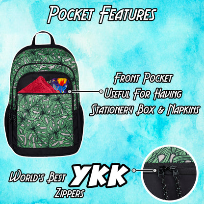 Cohort 36L Green Black Palm Backpack