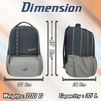 Dynamo 35L Dark Grey Light Grey Backpack