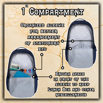 Provost 41L Aqua Navy ACV Backpack With Rain Cover