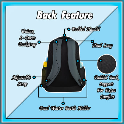 Squad 27L Yellow Grey Backpack