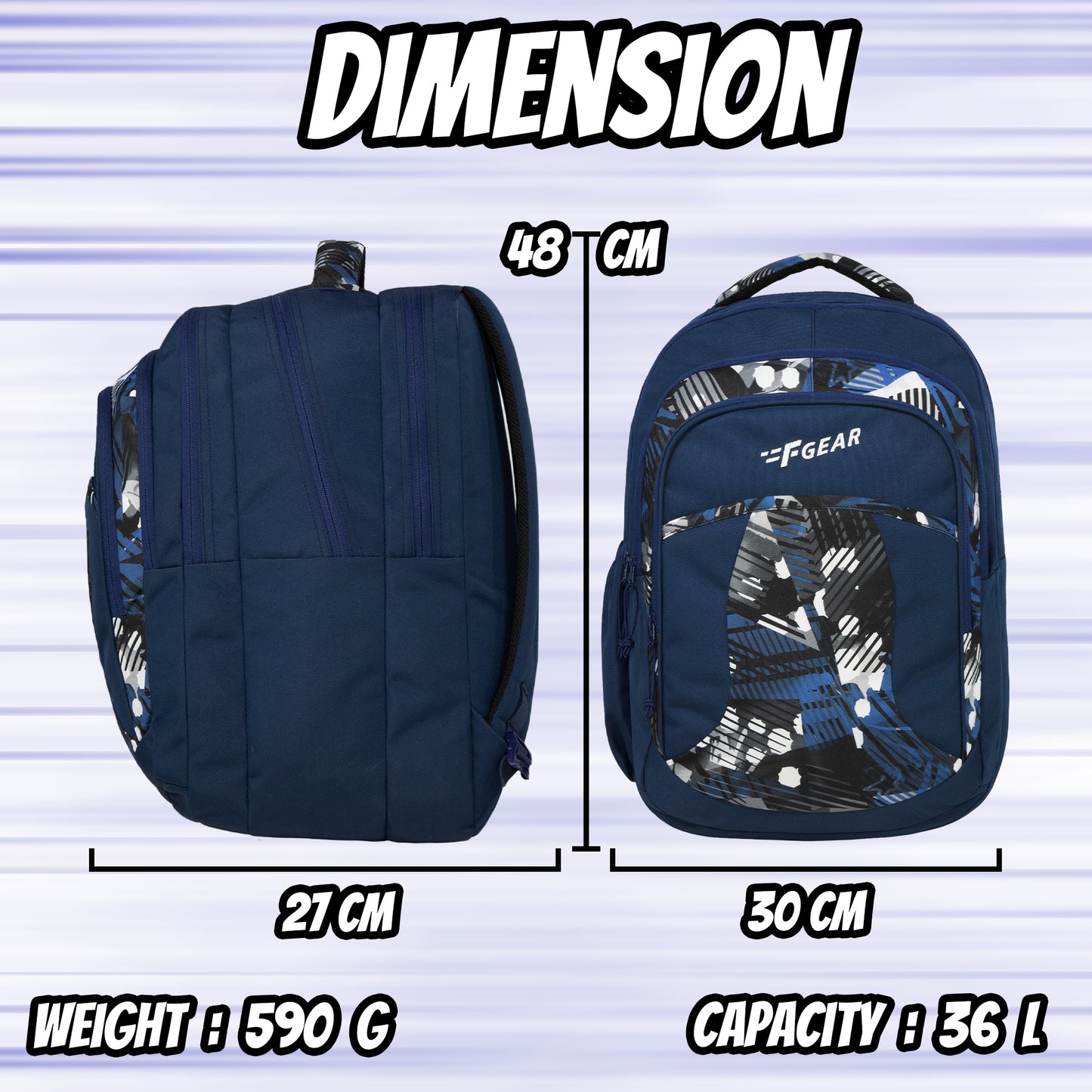 Hornet 36L Navy Backpack