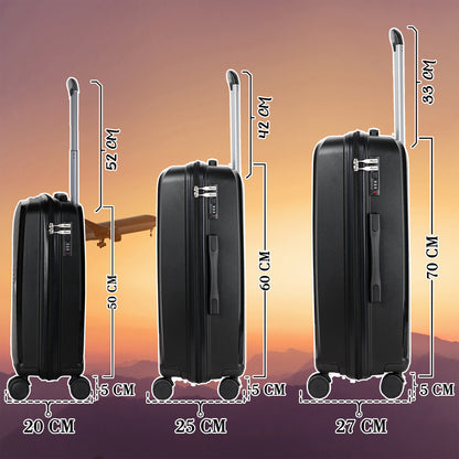 Eagle PP03 20" Black Cabin (Small) Suitcase