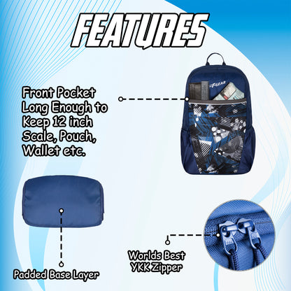 Cole 27L Navy Backpack