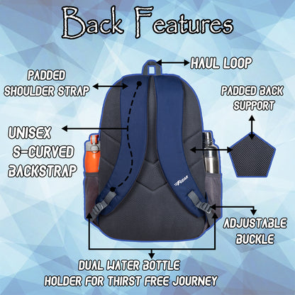Rivet 30L Blue Grey Backpack
