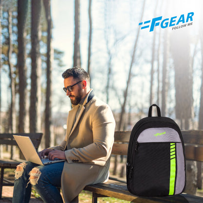 Leader 34L Black and Green Backpack