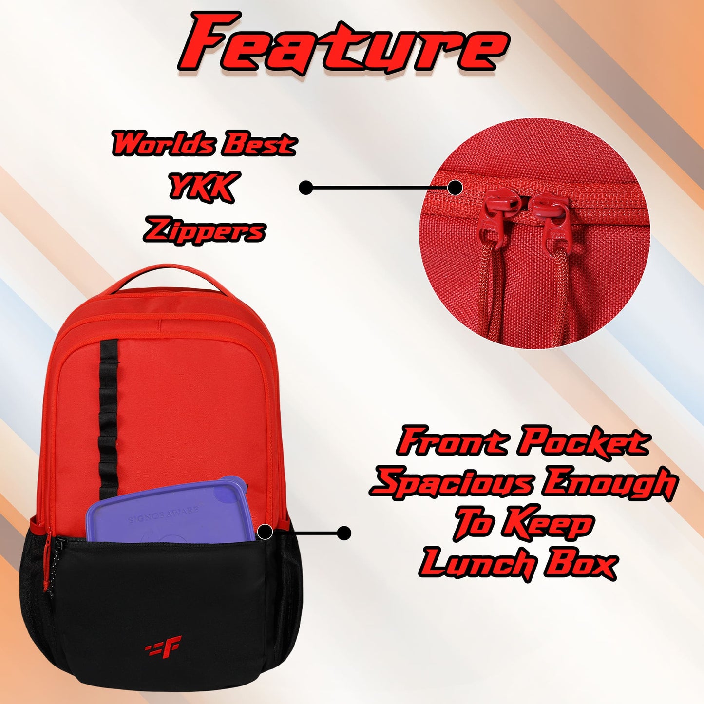 Dynamo 35L Red Black Backpack