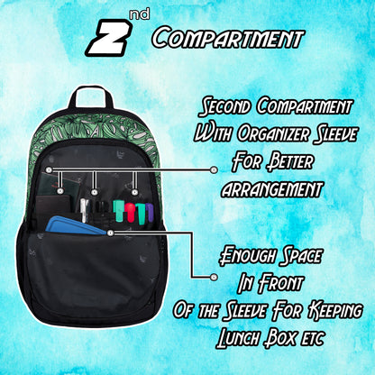 Cohort 36L Green Black Palm Backpack