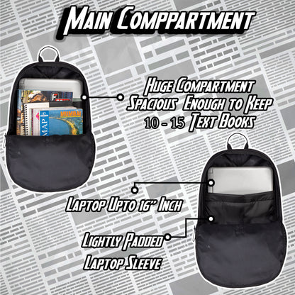 Credit 30L Grape Black Backpack