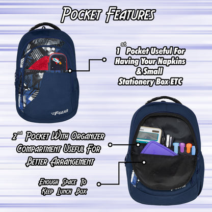 Sharp 36L Navy Backpack