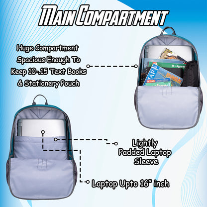 Cole 27L Aqua Backpack