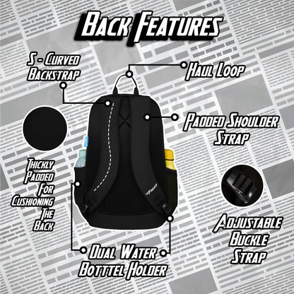 Credit 30L Grape Black Backpack