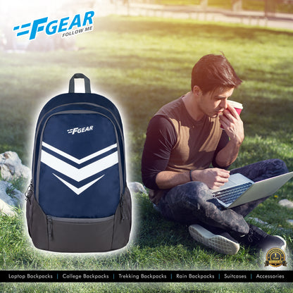 Rivet 30L Blue Grey Backpack