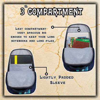 Provost 41L Aqua Navy ACV Backpack With Rain Cover