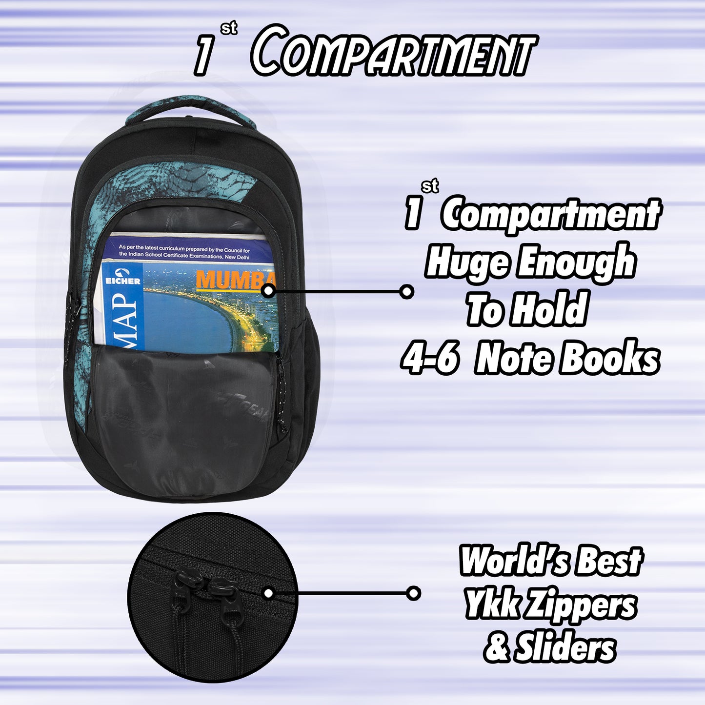 Sharp 36L Black Backpack