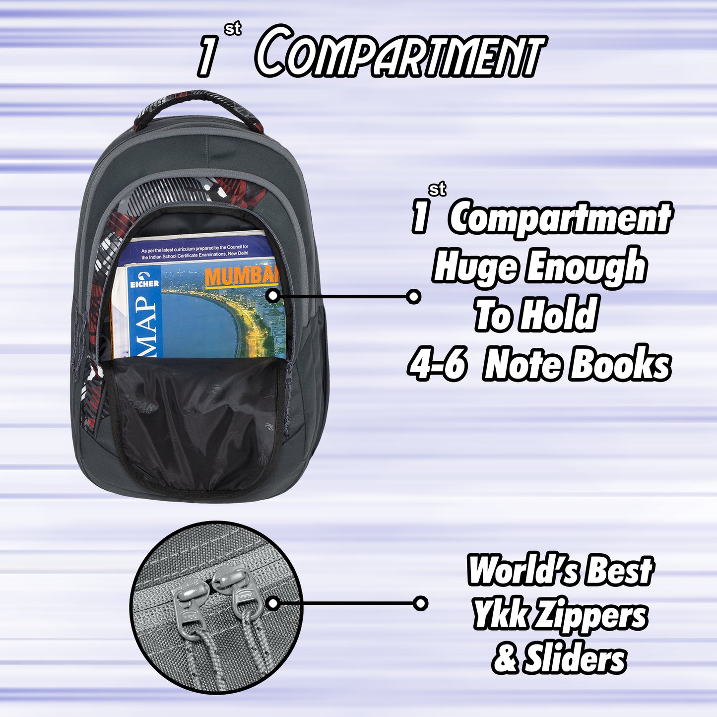 Sharp 36L Grey Backpack