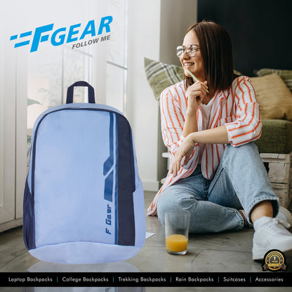Scholar 26L Light Blue and Navy Backpack