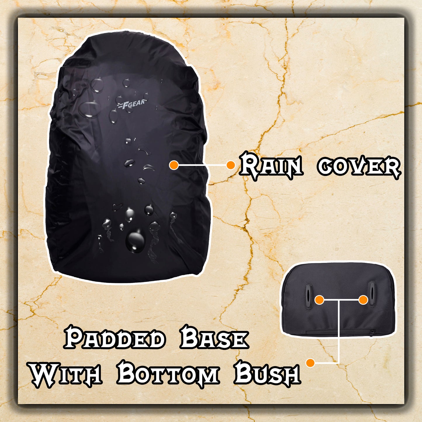 Provost 41L Marine Web Backpack With Rain Cover