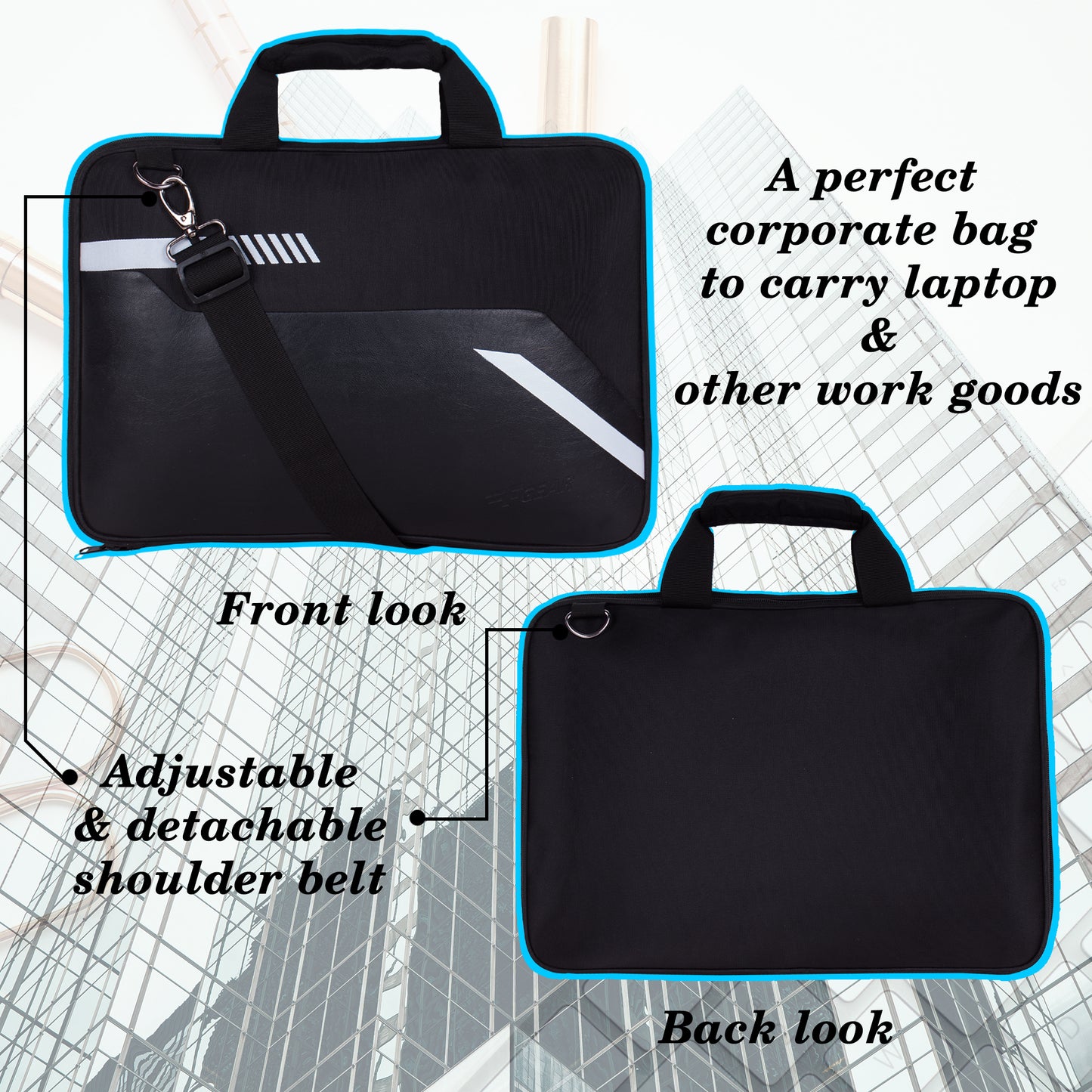 Archimedius 3L Black Office Bag