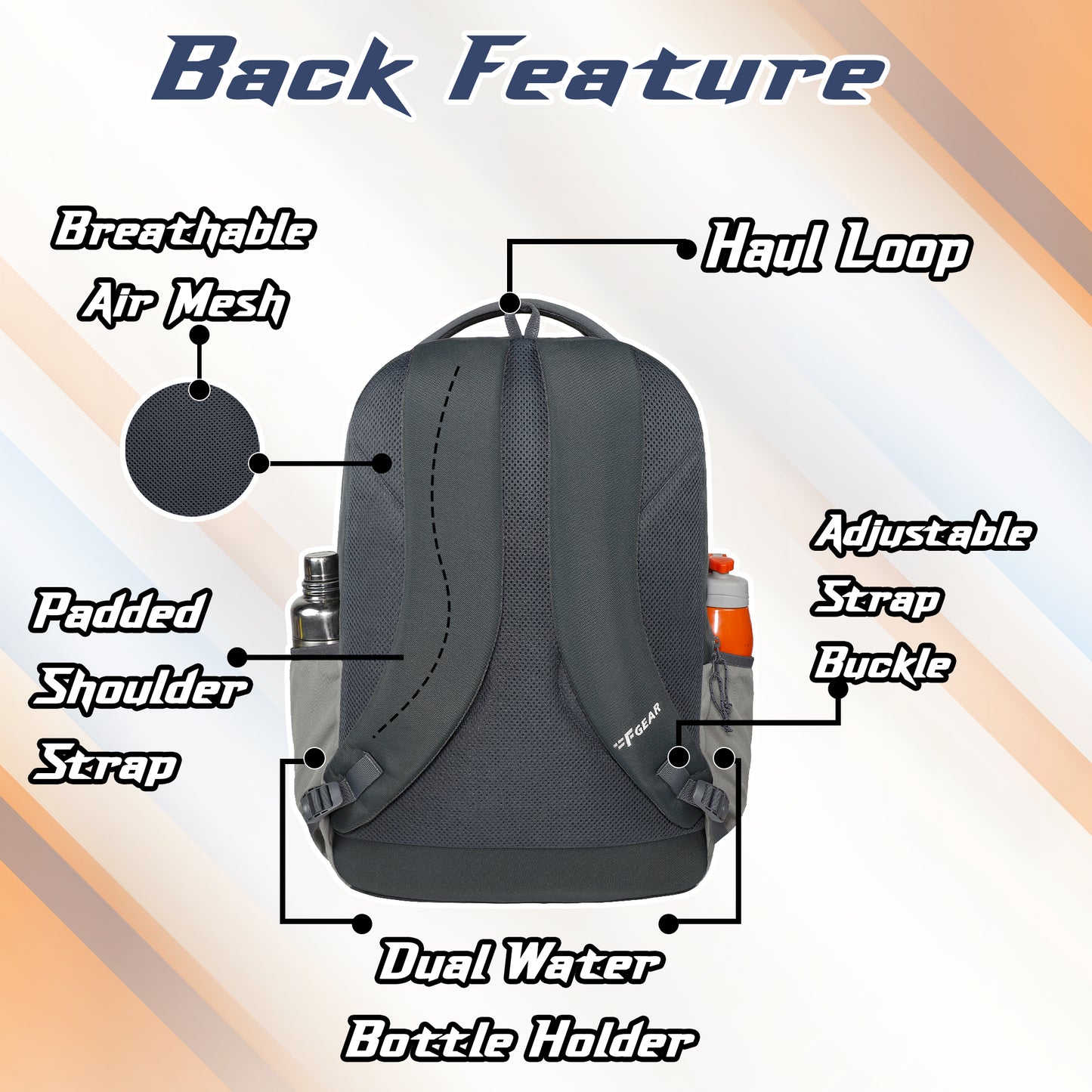 Dynamo 35L Dark Grey Light Grey Backpack