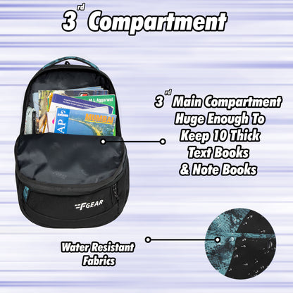 Sharp 36L Black Backpack