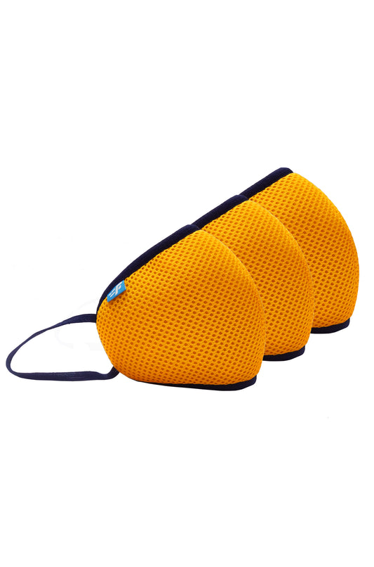 F95 Yellow Reusable Washable F Gear Mask PacK3