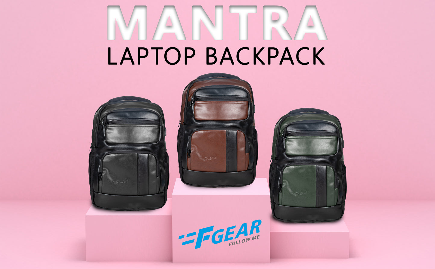 Mantra V2 28L Brown Laptop Backpack