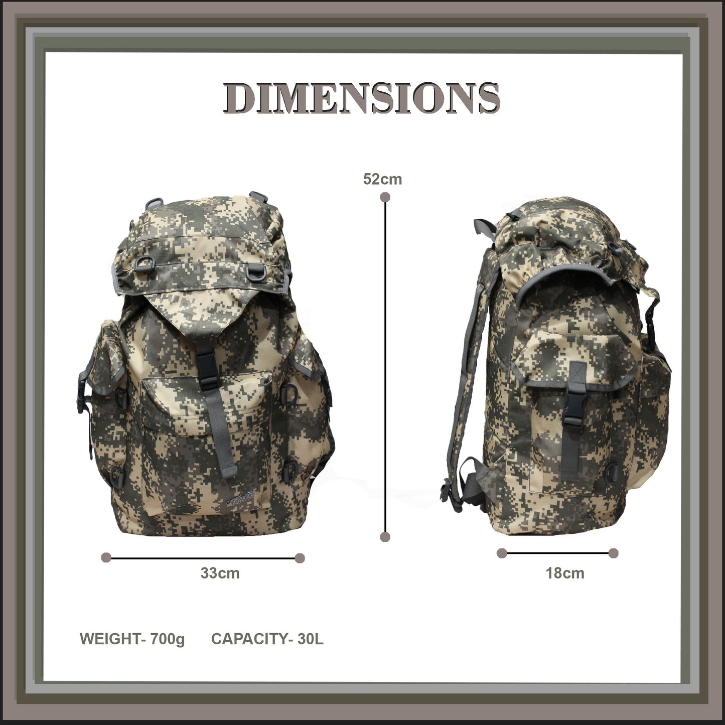 Fierce 30L Marpat ACV Rucksack