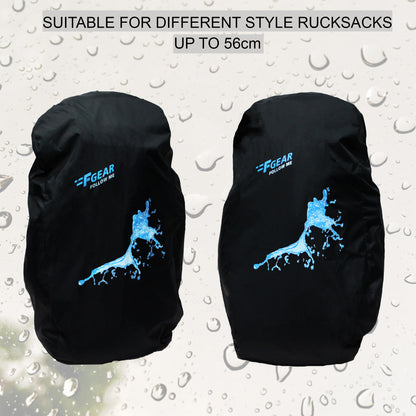Cascade Rain & Dust Cover for Rucksacks Large