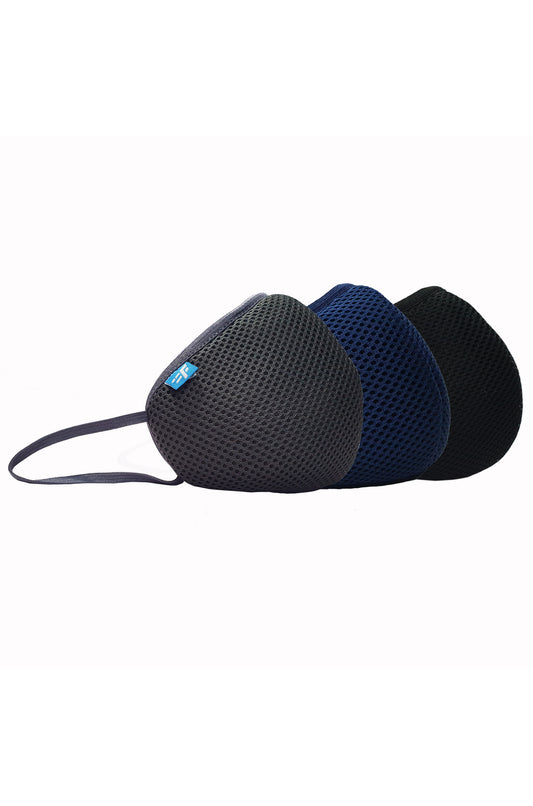 F95  Black Grey Navy  Reusable Washable F Gear Mask PACK-3