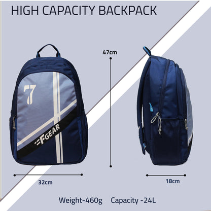 Shigo 24L Navy Lavender Backpack