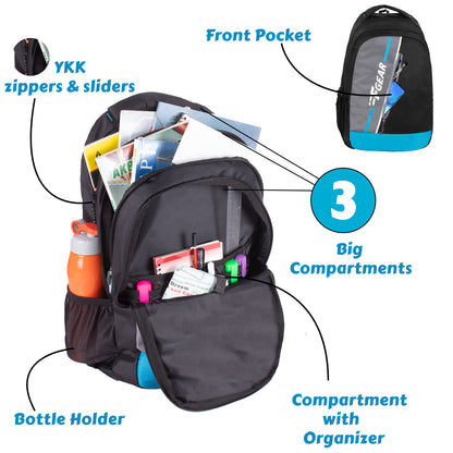 Solomon 28L Black Grey Backpack