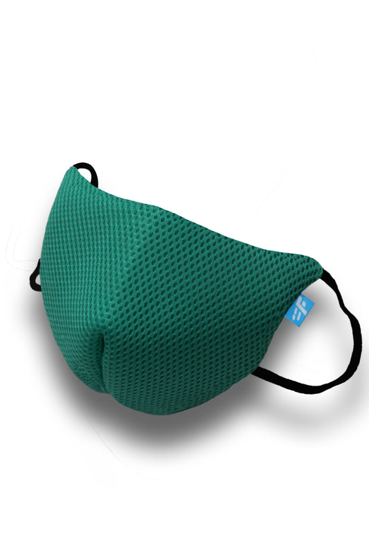 F Gear Coroguard F95 Mask Sea Green Pack of 1 Safeguard 7 layer ISO CE SITRA lab certified >95% Bacteria Filtration