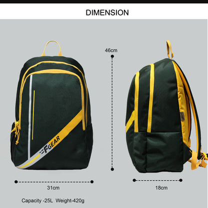 Frontier 25L Spruce Yellow Backpack