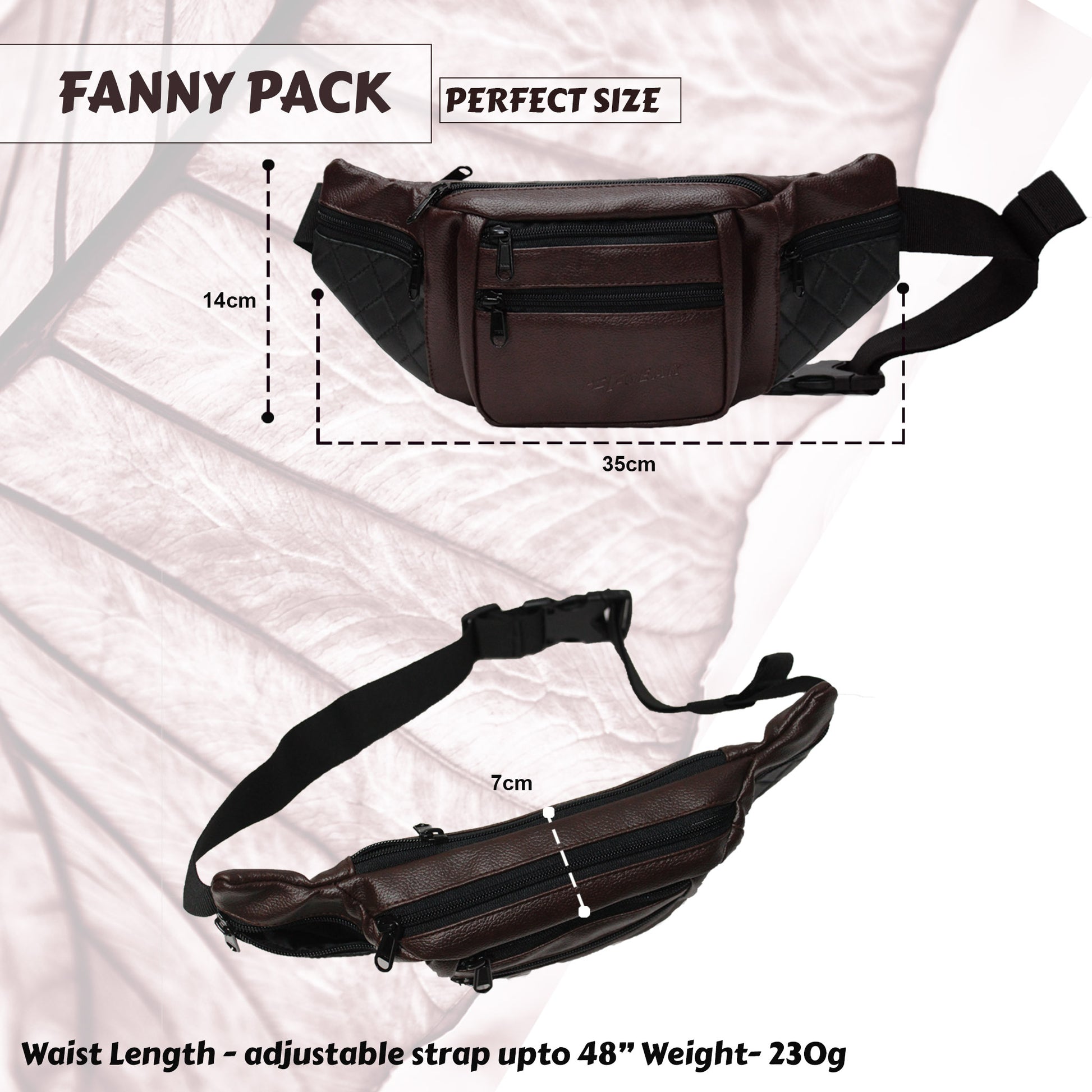 fanny pack on waist