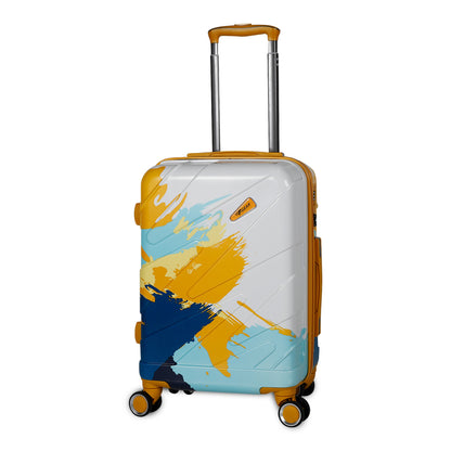 Picasso 20" Yellow Expandable Cabin (Small) Suitcase
