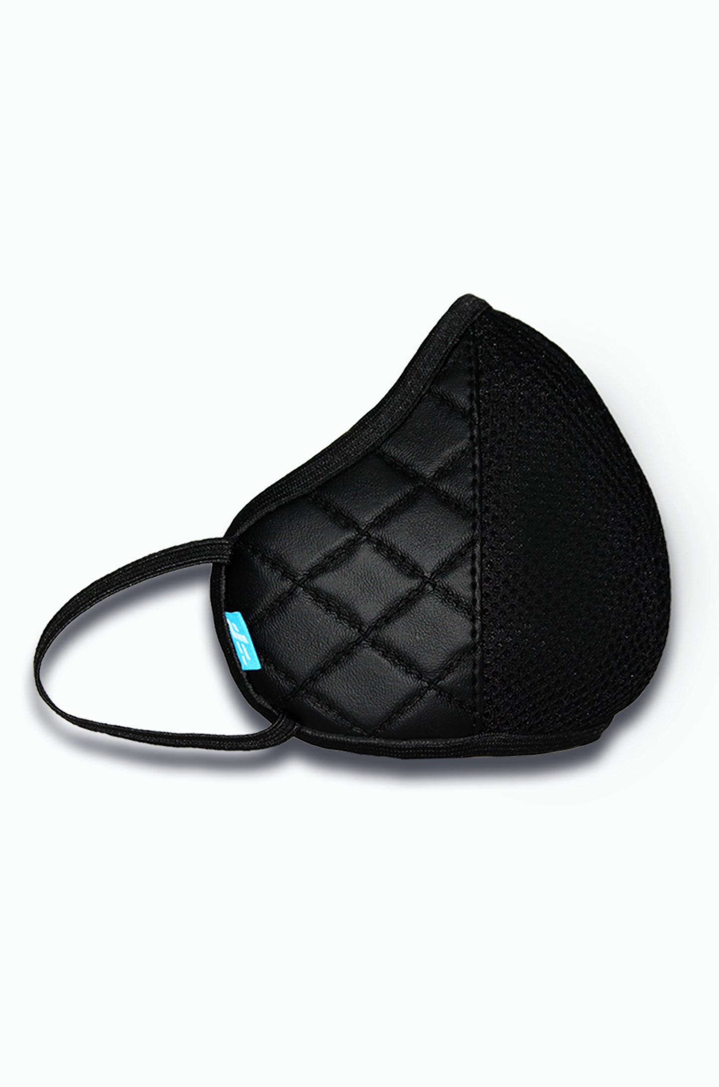 F Gear Luxur F95 Leatherette Mask Diamond Black Safeguard 7 layer ISO CE SITRA lab certified >95% Bacteria Filtration