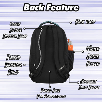 Sharp 36L Black Backpack
