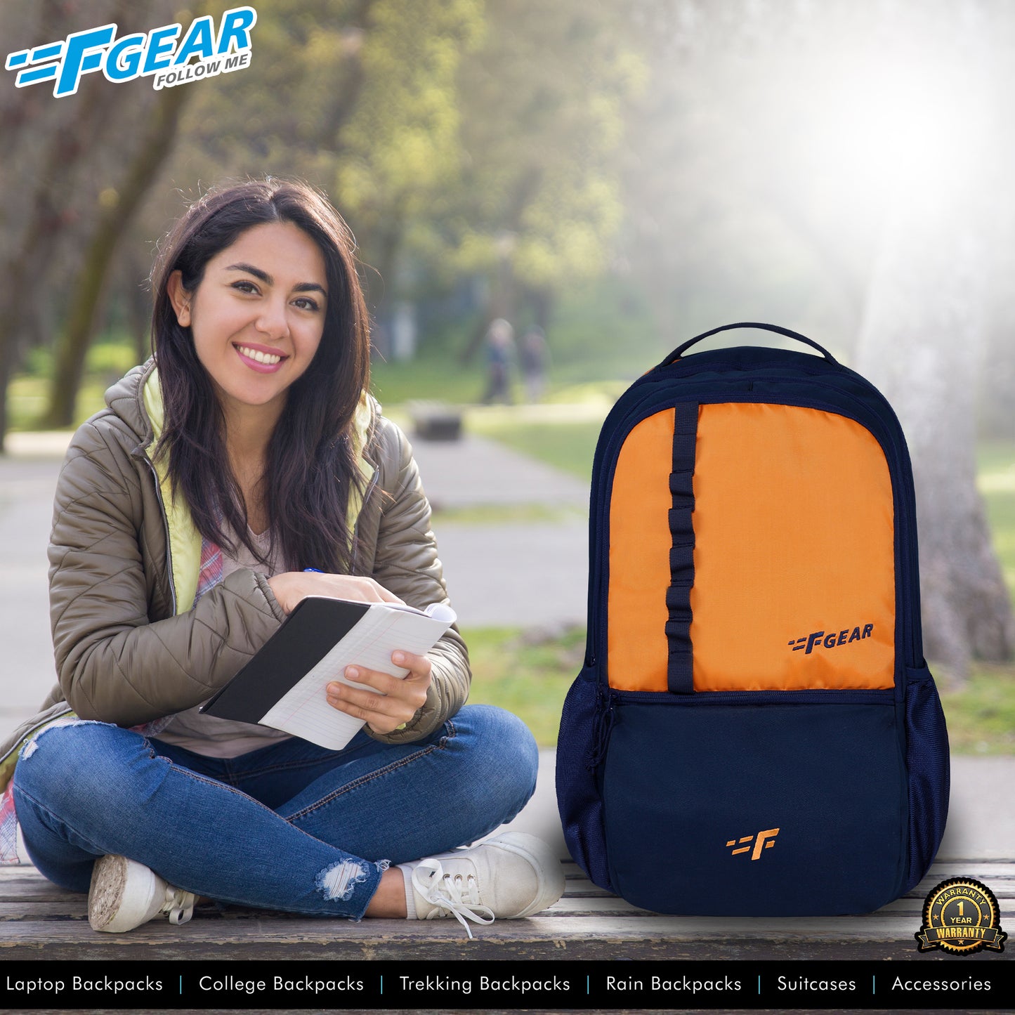 Dynamo 35L Orange Navy Backpack