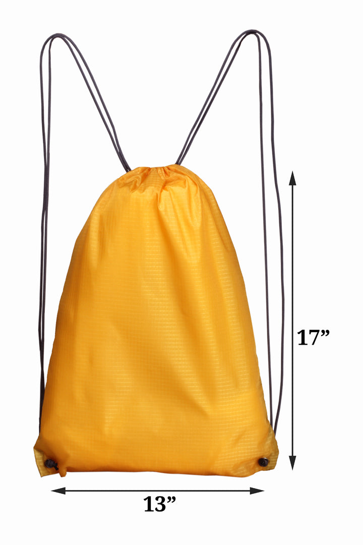 String 11L Yellow Drawstring Bag