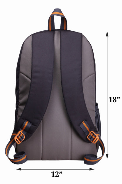 Castle 22L Grey Orange Backpack